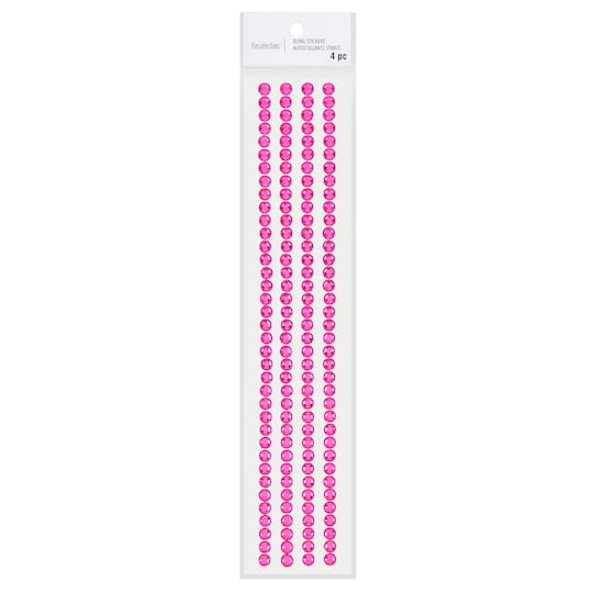12 Packs: 4 ct. (48 total) Pink Rhinestone Borders by Recollections™